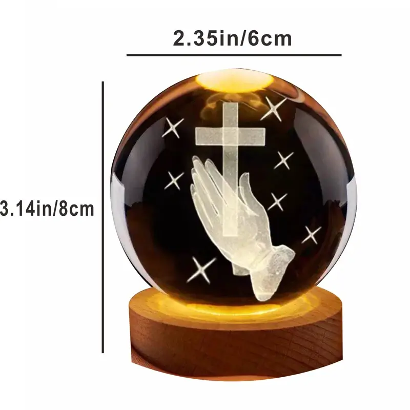 3d Crystal Prayer Ball - Image 4