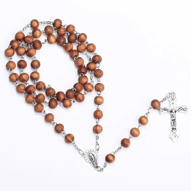 8mm Wood Rosary