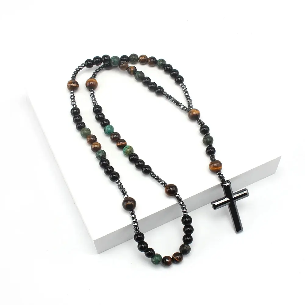 African Natural Stone Rosary