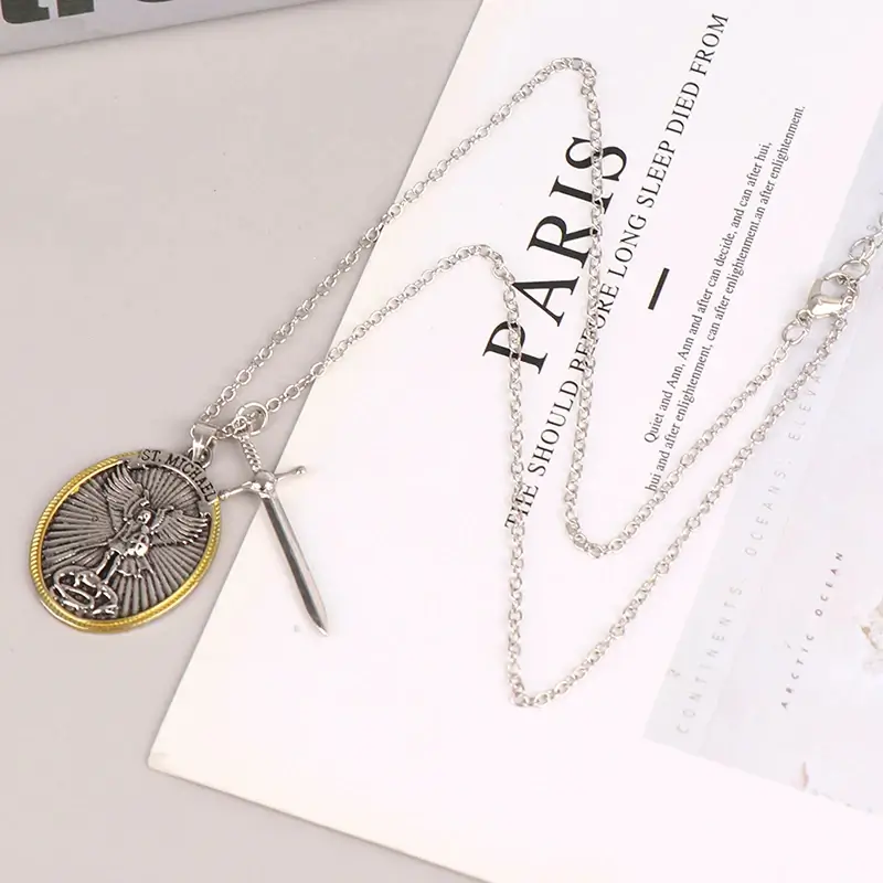Archangel Michael Sword Necklace - Image 2
