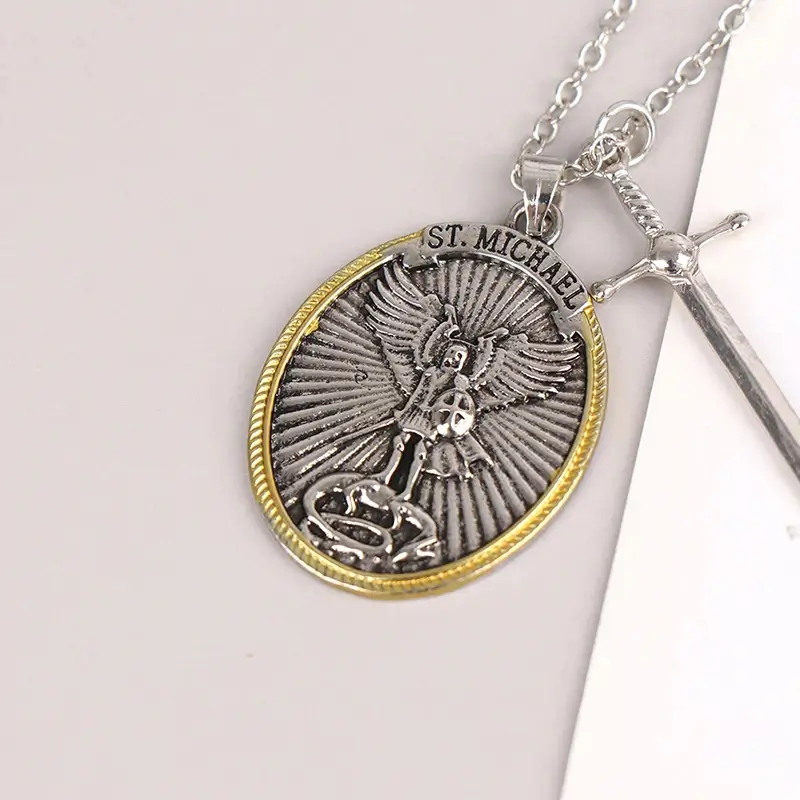 Archangel Michael Sword Necklace - Image 3