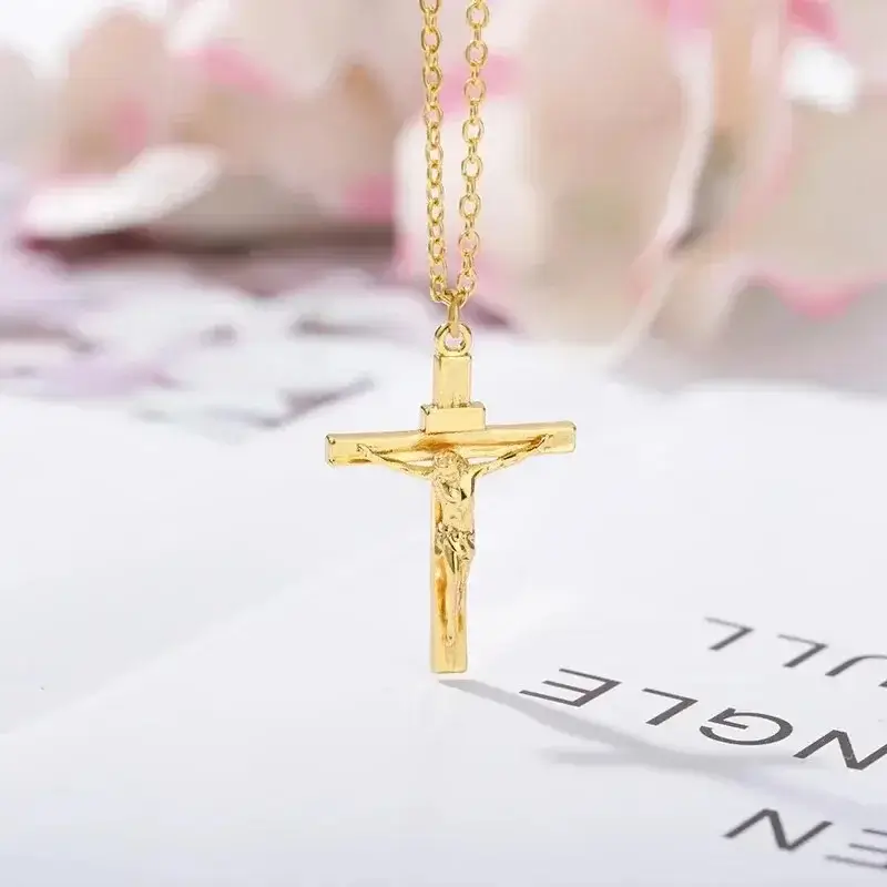 Classic Crucifix Pendant Necklace - Image 5