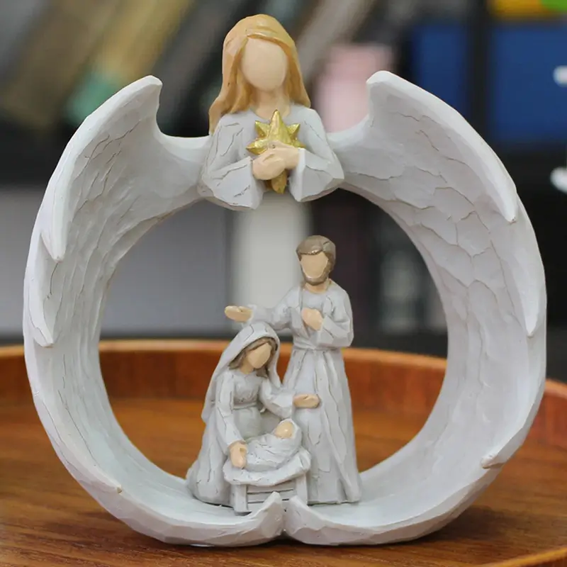 Guardian Angel Decor Statue