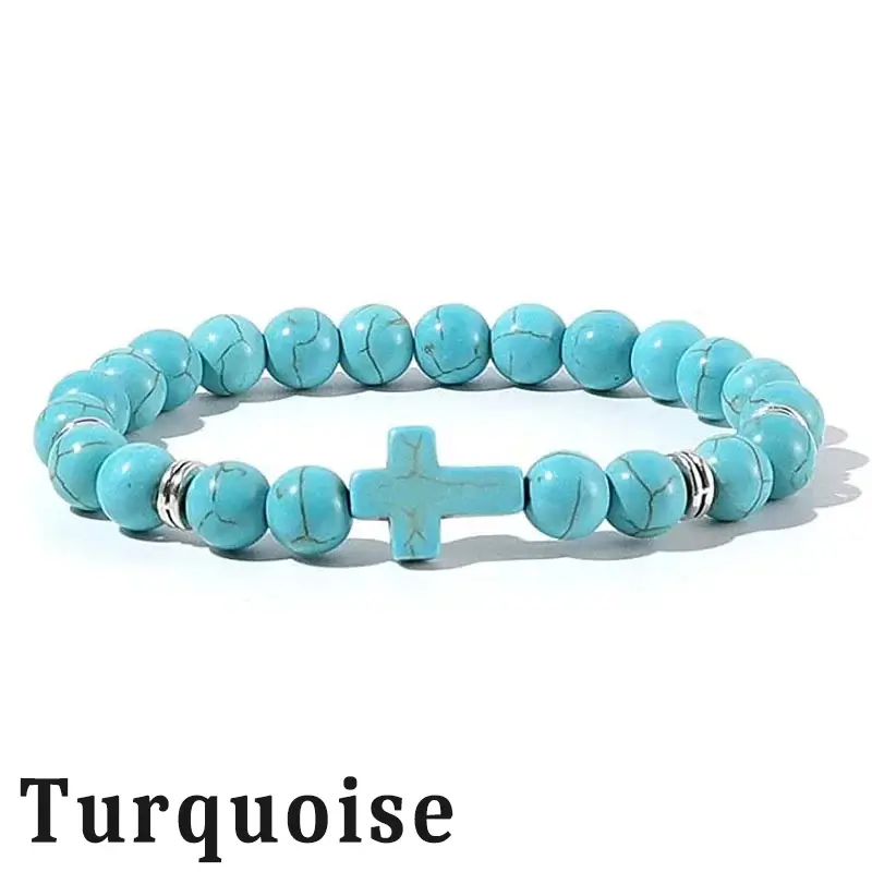 Natural Stone Christian Bracelet - Image 12