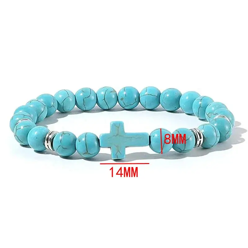 Natural Stone Christian Bracelet - Image 2