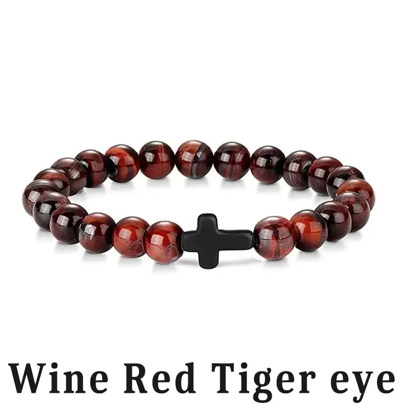 Natural Stone Christian Bracelet - Image 5