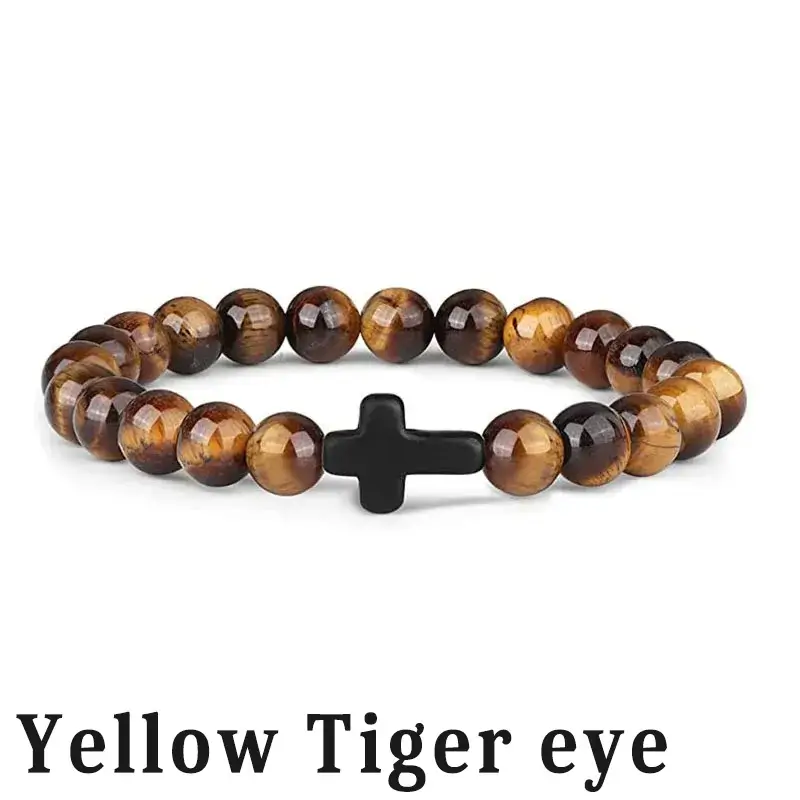 Natural Stone Christian Bracelet - Image 6