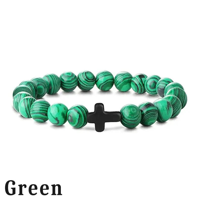Natural Stone Christian Bracelet - Image 7