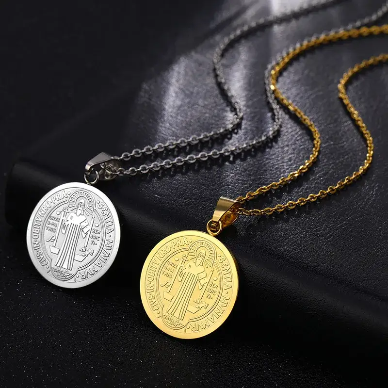 Saint Benedict Medal Necklace - Image 3