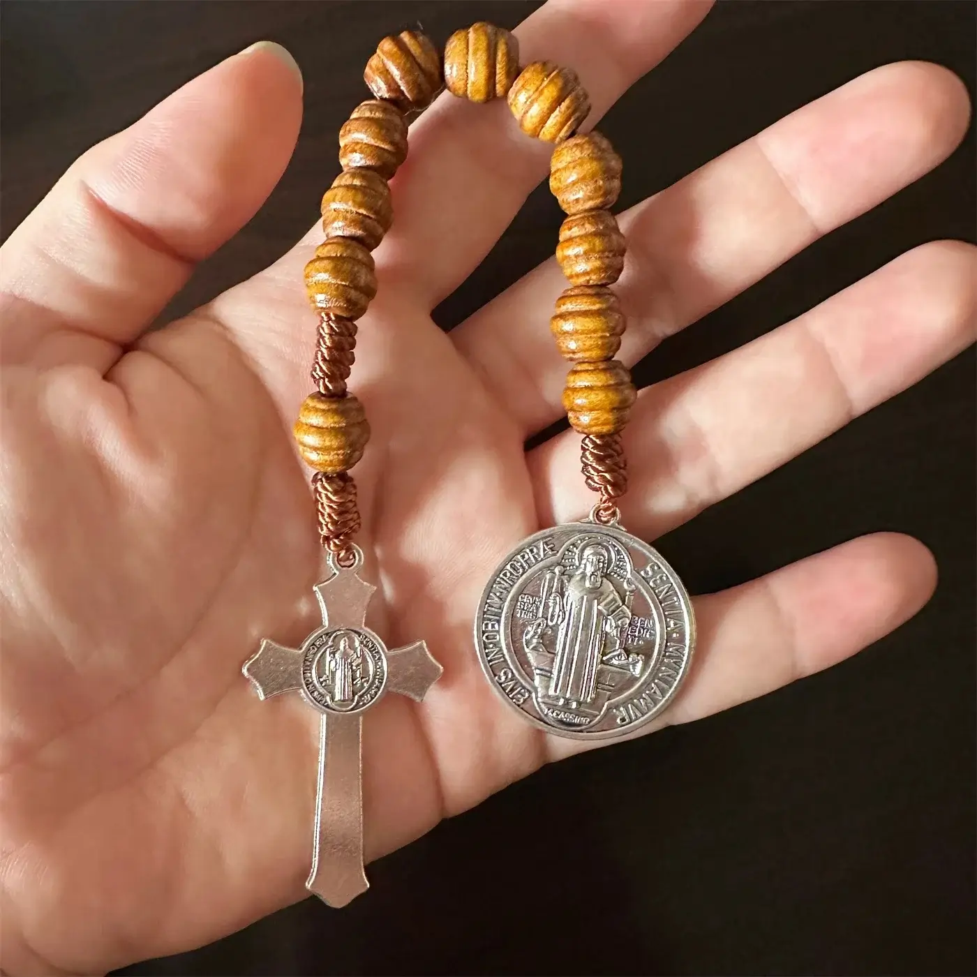 Saint Benedict Pocket Rosary - Image 3
