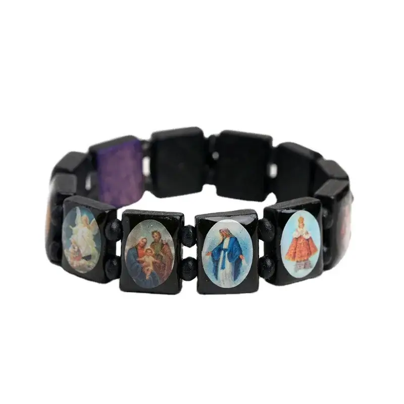 Wooden Catholic Faith Bracelet - Image 4