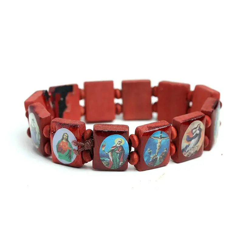 Wooden Catholic Faith Bracelet - Image 5
